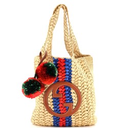 Blondie NM Open Tote Raffia Small