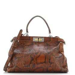 Peekaboo Bag Python Regular