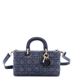 Lady D-Joy Bag Cannage Quilt Tweed Medium