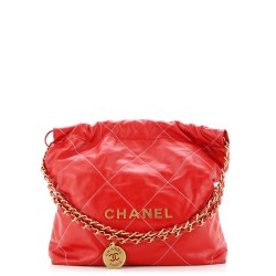22 Chain Hobo Quilted Calfskin Small