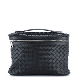 Top Handle Document Holder Intrecciato Nappa