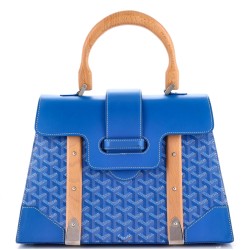Saigon Top Handle Bag Coated Canvas with Leather MM