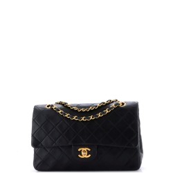 Vintage Classic Double Flap Bag Quilted Lambskin Small