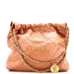 22 Chain Hobo Quilted Calfskin Small