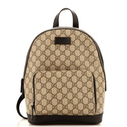 Zip Pocket Backpack GG Coated Canvas Small