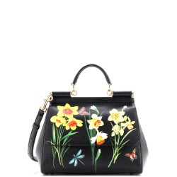 Miss Sicily Bag Printed Leather Medium
