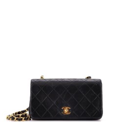 Vintage Full Flap Bag Quilted Lambskin Mini
