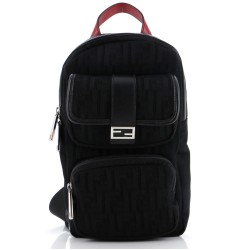Pocket Zip Sling Bag Zucca Mesh with Nylon