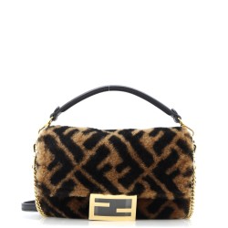 Baguette NM Bag Zucca Shearling Mini