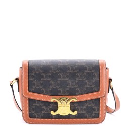 Triomphe Shoulder Bag Triomphe Coated Canvas Teen