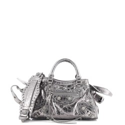 Neo Cagole City Bag Leather with Crystals XS