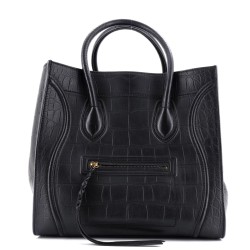 Phantom Bag Crocodile Embossed Leather Medium