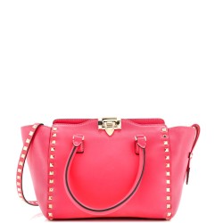 Rockstud Tote Rigid Leather Small