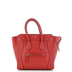 Luggage Bag Grainy Leather Micro
