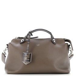 By The Way Satchel Leather with Zucca Embossed Detail Small