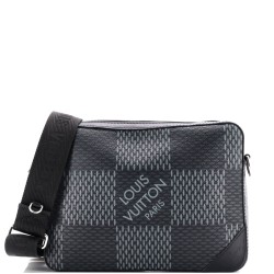 Trio Messenger Bag Limited Edition Damier Graphite 3D