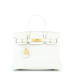 Birkin Handbag Light Togo with Gold Hardware 30