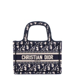 Book Tote Oblique Canvas Mini