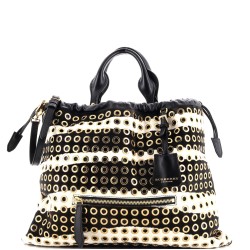 Eyelets Big Crush Tote Printed Calf Hair Large