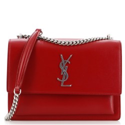 Sunset Crossbody Bag Leather Medium