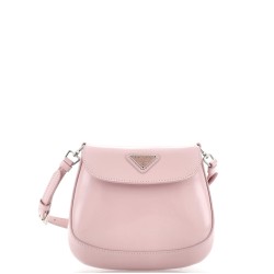 Cleo Flap Shoulder Bag Spazzolato Leather Mini