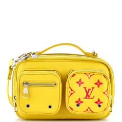 Utility Crossbody Bag Calfskin with Embossed Monogram Detail