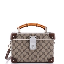 Bamboo Globe-Trotter Vanity Case GG Coated Canvas