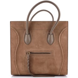 Phantom Bag Crocodile Embossed Nubuck Medium