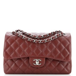 Classic Double Flap Bag Quilted Caviar Jumbo