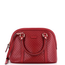 Convertible Dome Satchel (Outlet) Microguccissima Leather Medium