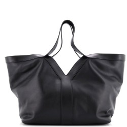 Y Shopper Tote Leather