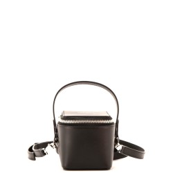 Gancicni Top Handle Vanity Case Leather Mini