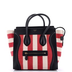 Luggage Bag Woven Cotton Mini