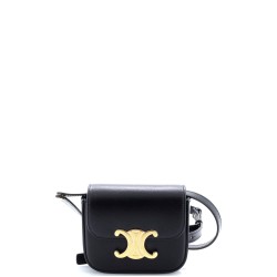 Triomphe Shoulder Bag Smooth Calfskin Mini