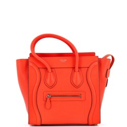Luggage Bag Grainy Leather Micro