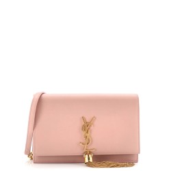 Classic Monogram Tassel Chain Wallet Leather