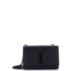Classic Monogram Crossbody Bag Grainy Leather Small