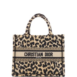 Book Tote Mizza Embroidered Canvas Small
