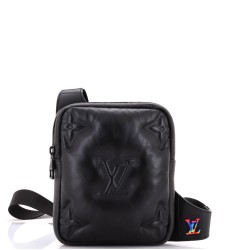 A4 Asymmetrical Sling Bag Monogram Puffer Lambskin