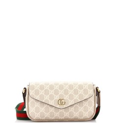 Ophidia Envelope Flap Shoulder Bag GG Coated Canvas Mini