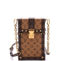 Vertical Trunk Pochette Reverse Monogram Canvas