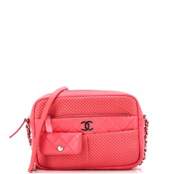 Ultra Pocket Camera Case Perforated Lambskin Small