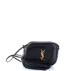 Classic Monogram Blogger Crossbody Bag Leather Small