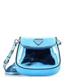 Cleo Flap Shoulder Bag Spazzolato Leather Mini