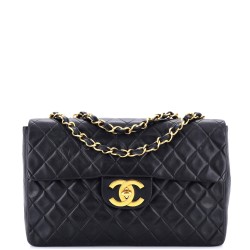 Vintage Classic Single Flap Bag Quilted Lambskin Maxi