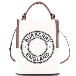 Peggy Logo Bucket Bag Canvas Small