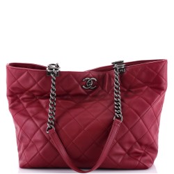 Shopping In Chains Tote Quilted Calfskin Large