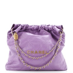 22 Chain Hobo Quilted Calfskin Medium