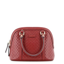 Convertible Dome Satchel Microguccissima Leather Mini