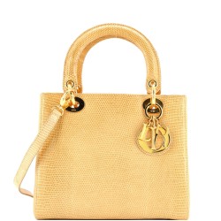Lady Dior Bag Lizard Medium